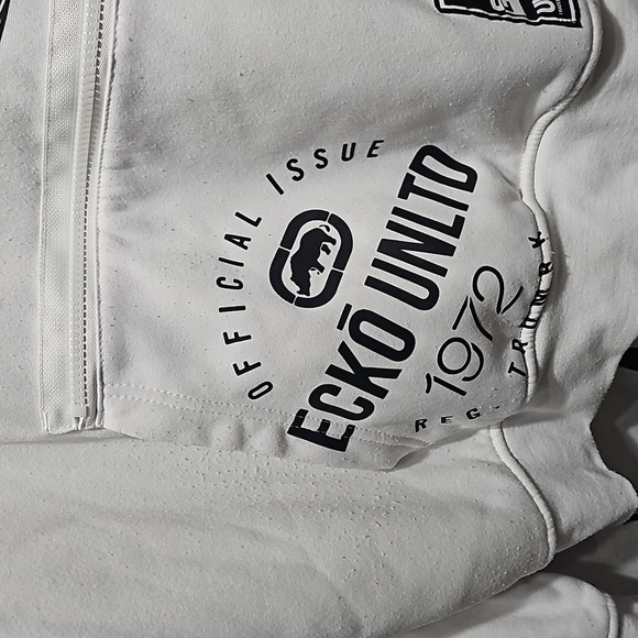 Ecko White Hoodie Pullover White‎ Size Medium - Picture 2 of 10